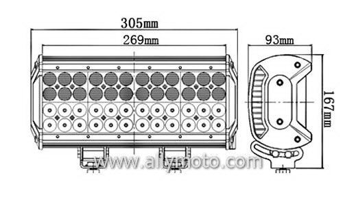 144W LED Light Bar 2042